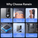 18kW Electric Tankless Water Heater, 240V On Demand Instant Endless Water Heater with LED Temperature Display