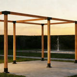 Pergola Kit with 3-Way Brackets & 4-Way Corner Brackets for  - Image 7
