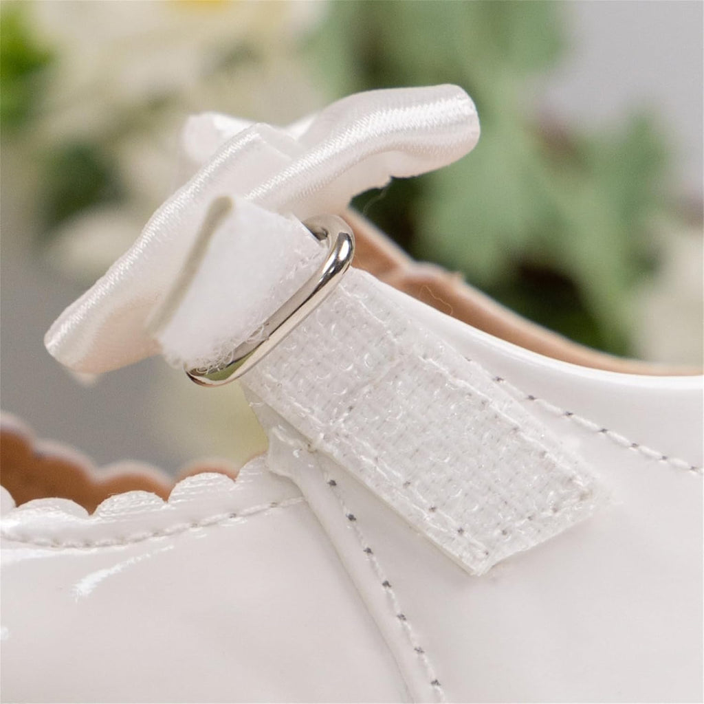 White Christening Baptism Baby Girl Outfits Dressup Accessories Gift 4 Pcs Headband Socks Shoes Sets