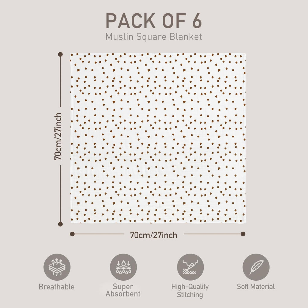 Receiving Blankets Muslin Swaddle Blanket for Newborn Girl Boy