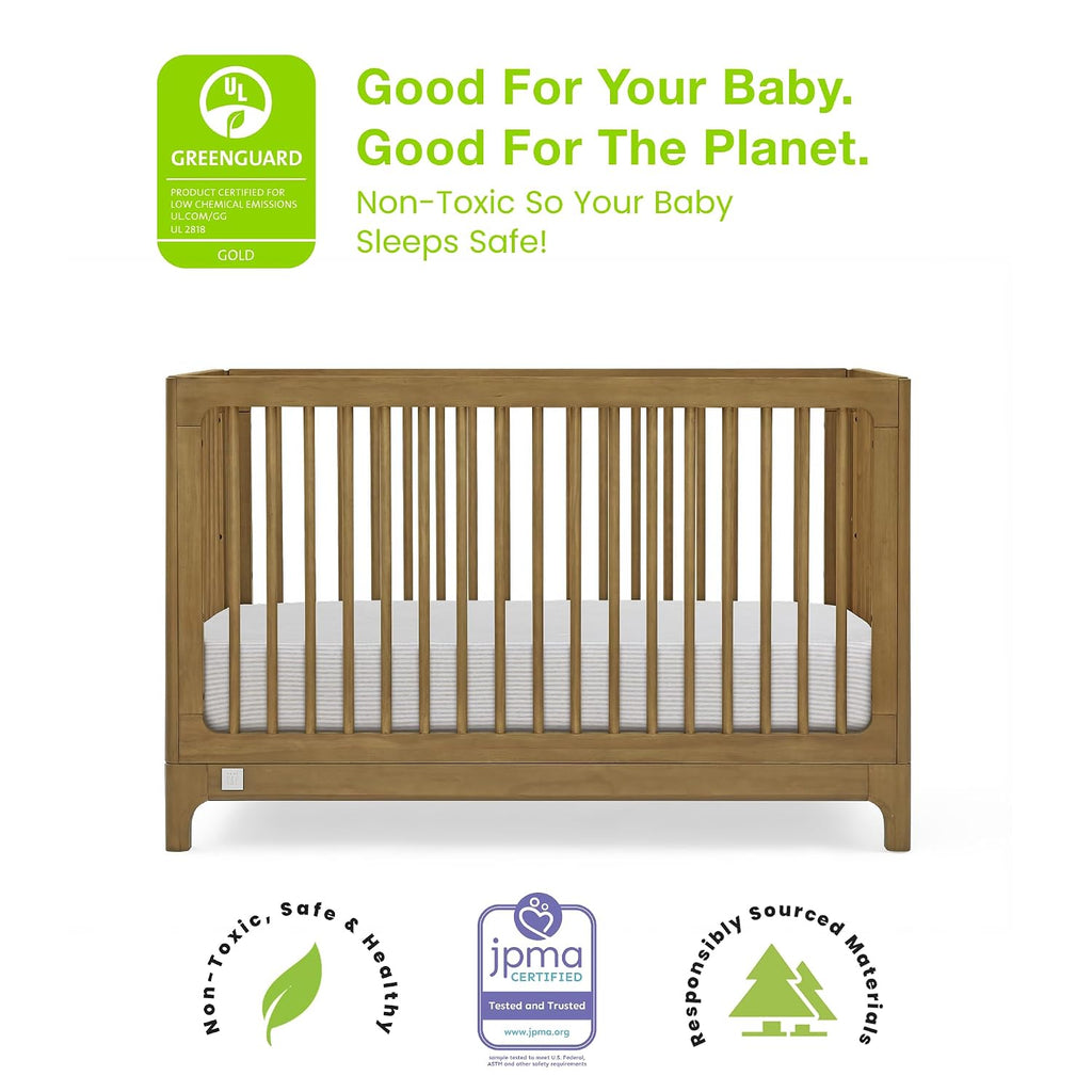 BabyGap Wren 4-in-1 Convertible Crib by - Greenguard Gold Certified, Acorn