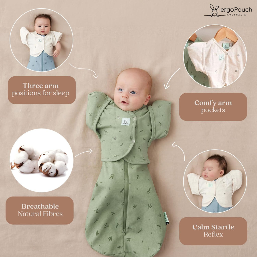 Butterfly Cardi, 2-6 Months Baby Swaddle Transition Aid
