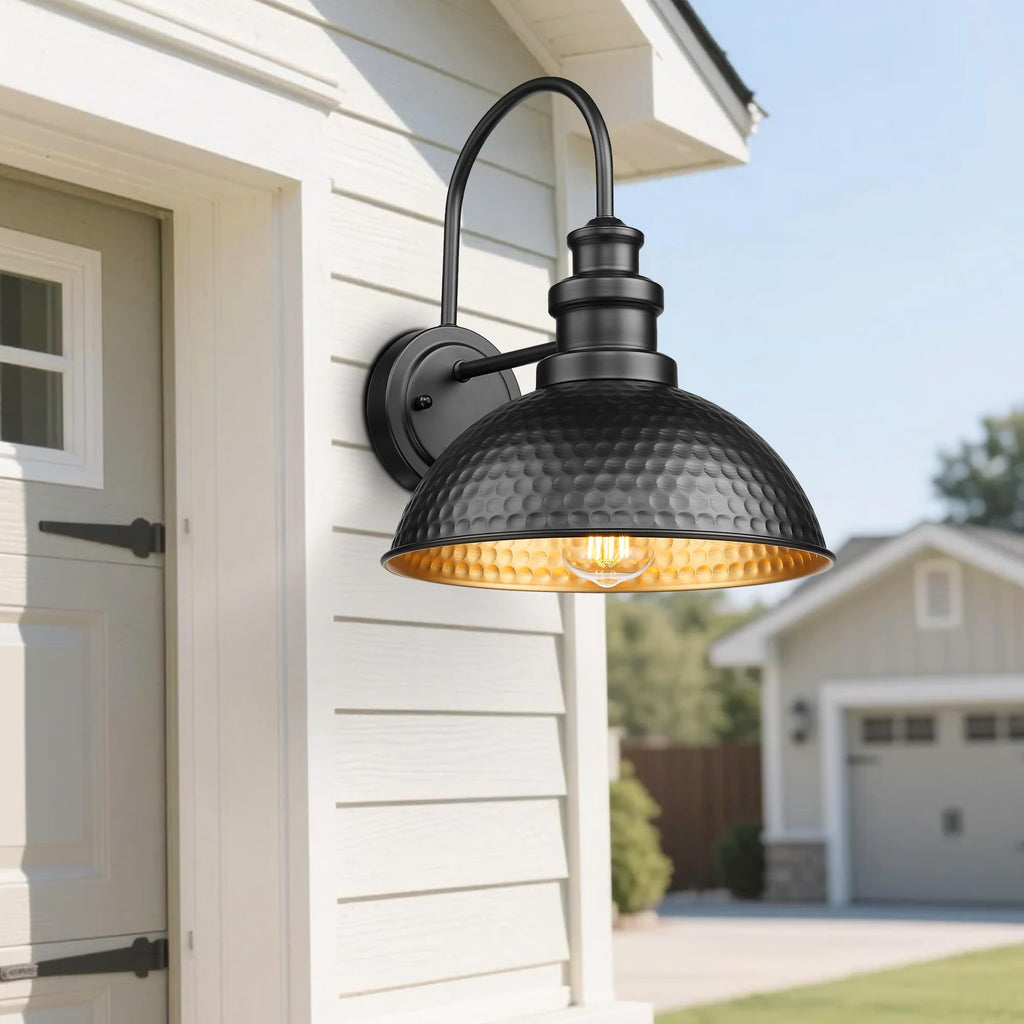 Outdoor Farmhouse Barn Lights, Weather Resistant Outdoor Wall Sconce, Exterior Wall Lights, Front Door Mounted