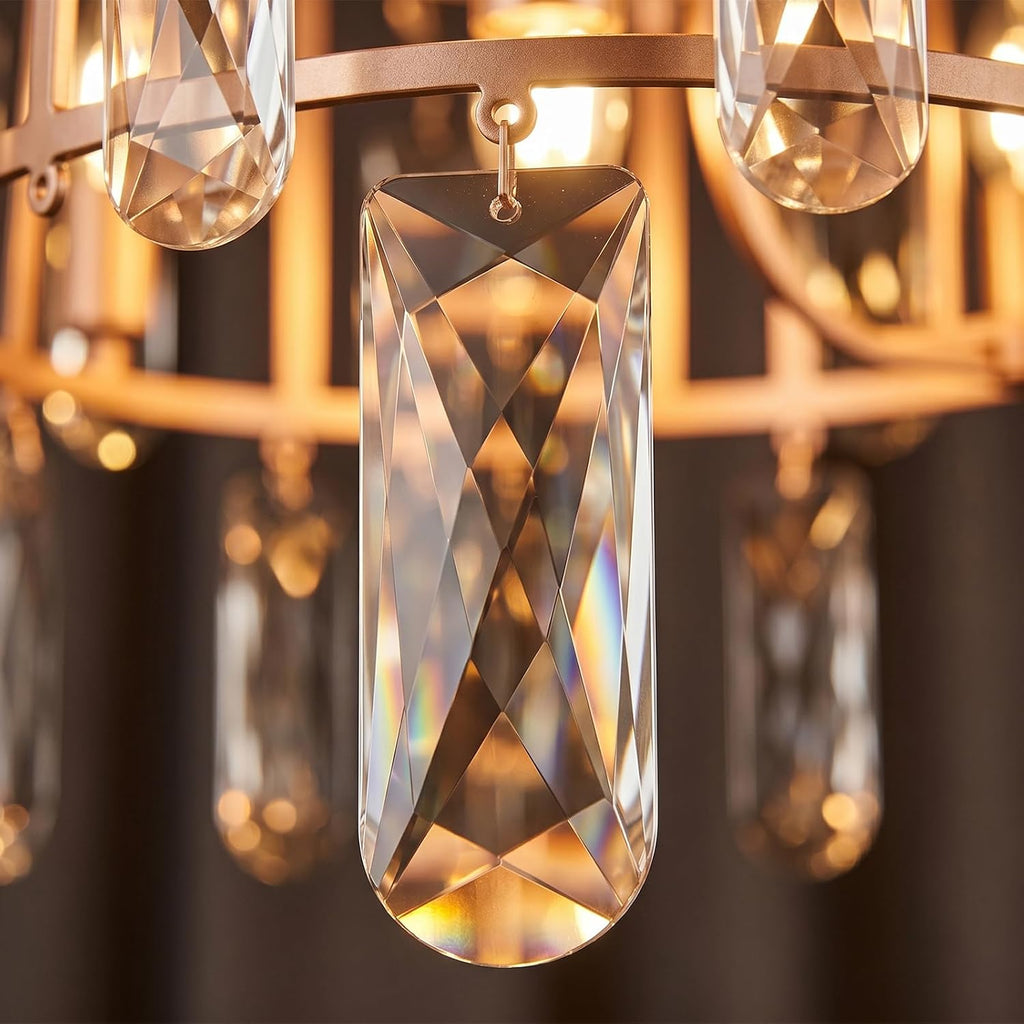 Clear Crystal Prisms with 2 Holes, 2"x1.2" K9 Crystal Chandelier Replacement Parts