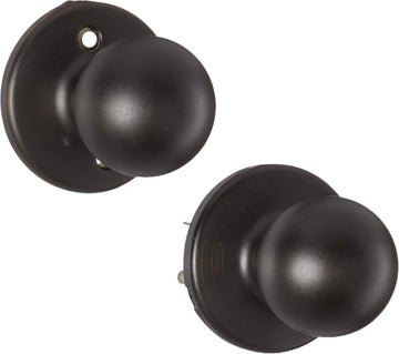 Polo Interior Passage Door Knob, Handle For Closet and Hallway Doors, Non-Locking Doorknob, Venetian Bronze