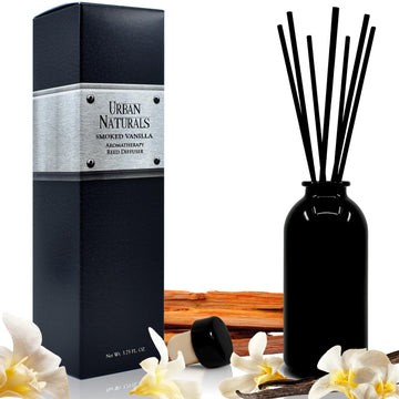 Reed Diffuser Set, Smoked Vanilla - Bathroom Shelf Décor
