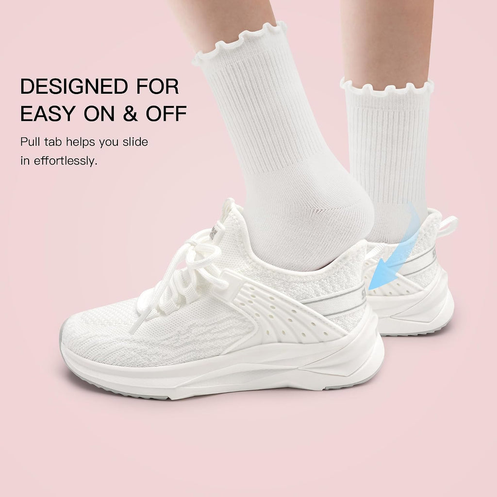 Girls Tennis Shoes Slip-on Kids Sneakers