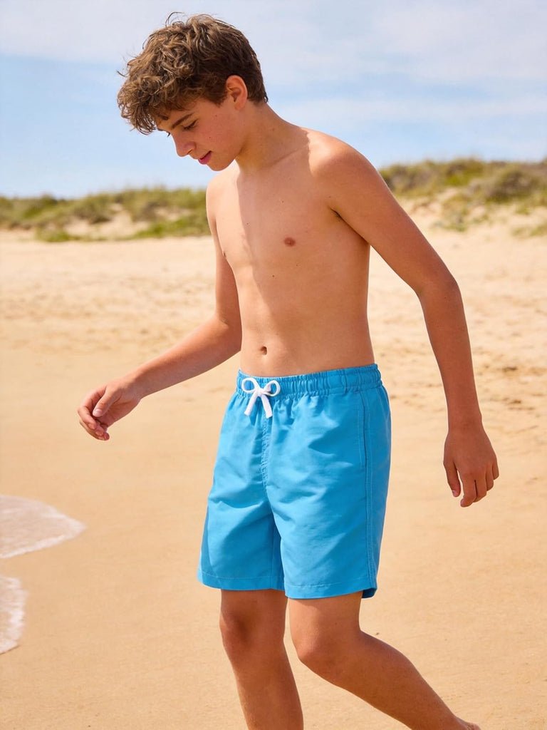 Boys Swim Trunks for Teen 2 in 1 Bathing Suits Board Shorts with Compression Liner