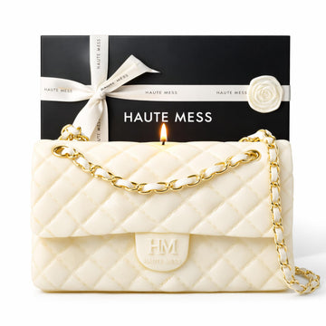 Handbag Candle in GiftBox - Haute Mess - Designer Gifts for Women - High End Luxury Candles for Women - Gift for