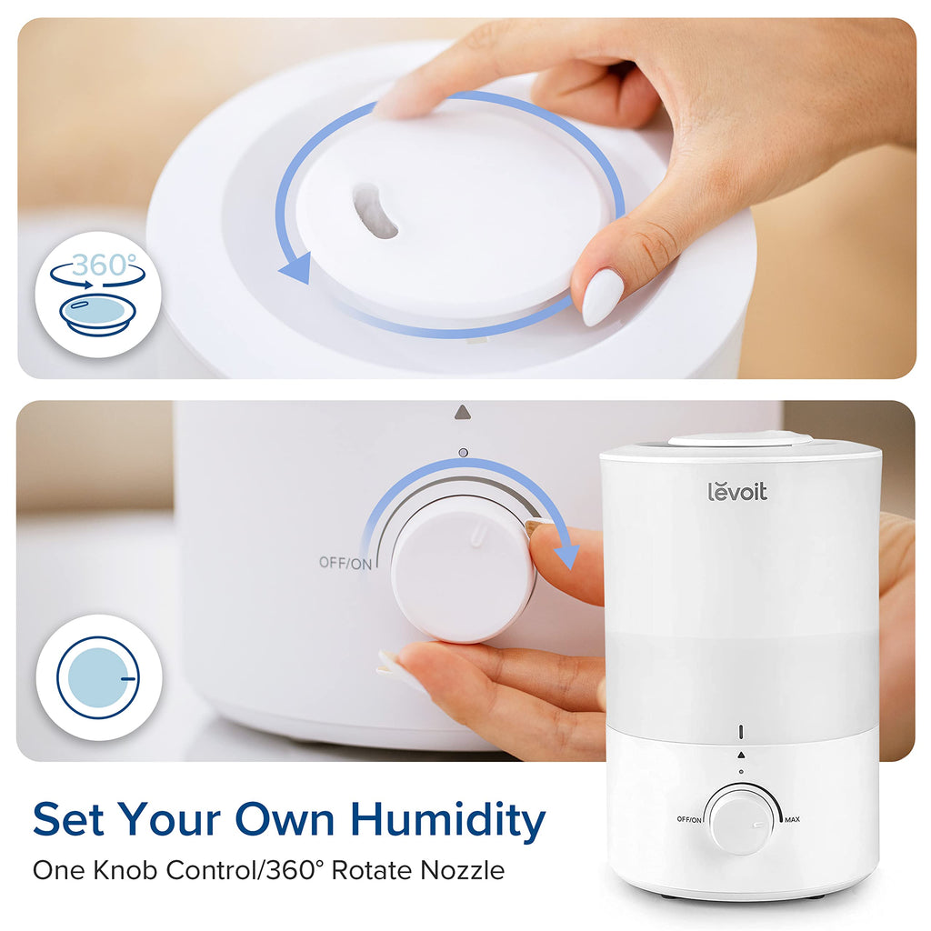 Humidifiers, Quiet, 3L Cool Mist, Essential Oil Diffuser