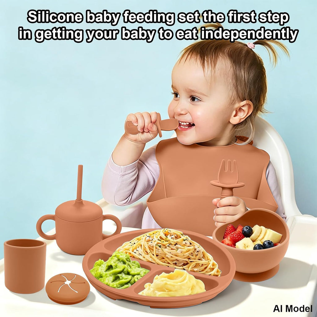Feeding Set 9 Pcs, Baby Led Weaning Supplies