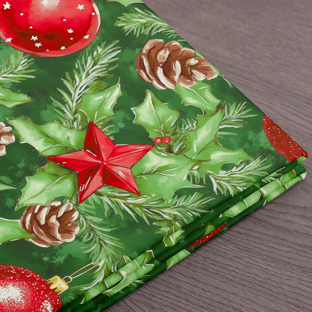 Christmas Fabric, Christmas Tree Leaf Upholstery Fabric By The
