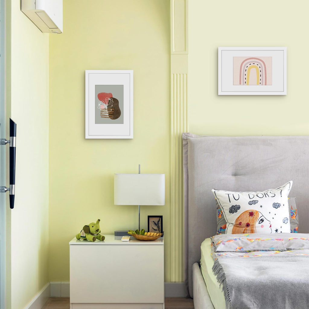 8x12 Picture Frame Set of 12, Modern Gallery Wall Frames, White