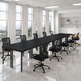 Conference Tables 23ft Office Computer Desk for Meeting Room Study Writing Printer Podcast Table for 24 People Modern
