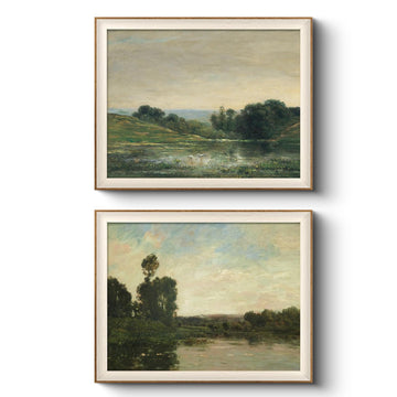 Framed Vintage Landscape Nature Wall Art Set, 16×20 Inch