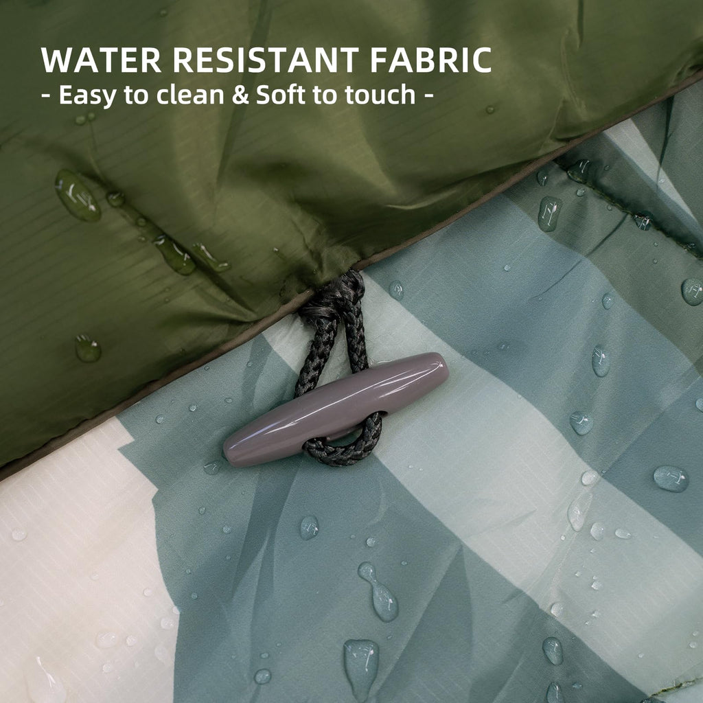 Large Puffy Camping Blanket Lightweight 78"x 56"