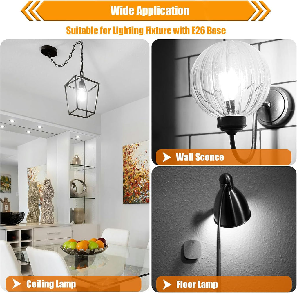 12 Pack Dimmable LED Edison Bulb 40W Equivalent, 5000K Daylight