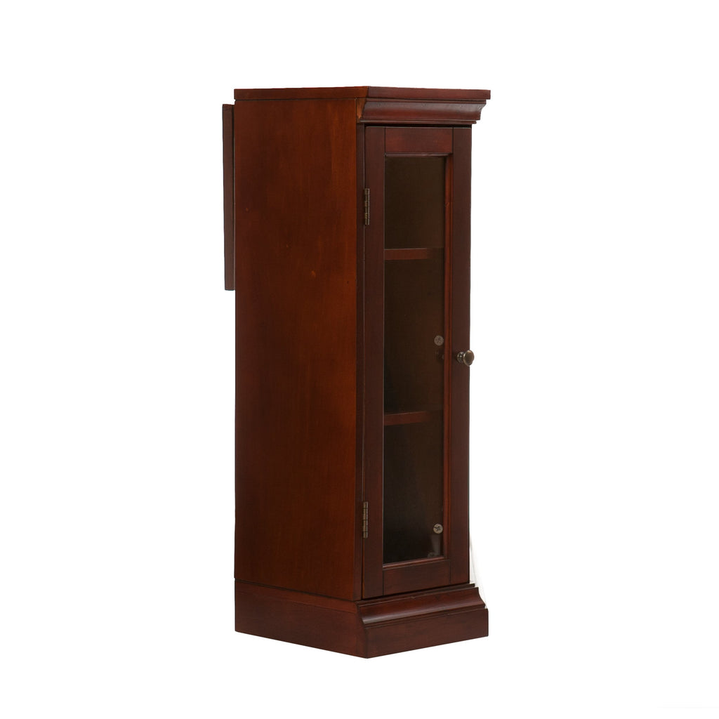 Claremont Convertible Corner Media Stand with Storage Electric Fireplace, Traditional Style Remote Controlled Flames
