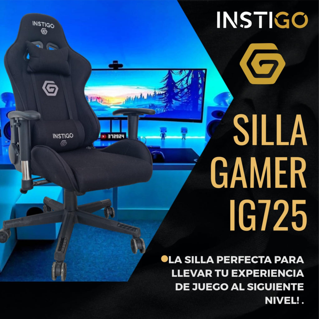 Gaming Chair Breathable Fabric | Reclines up to 180° | with Neck and Lumbar Cushions | Supports up to 265lbs