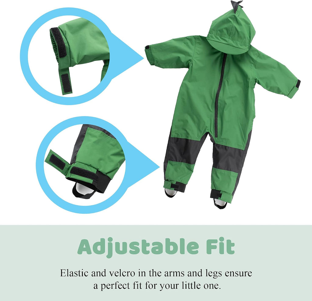 Toddler Rain Suit & Kids Muddy Buddy, 12 Month