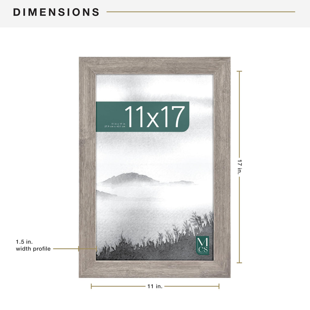 Museum Poster Frame, 11x17, Barnwood