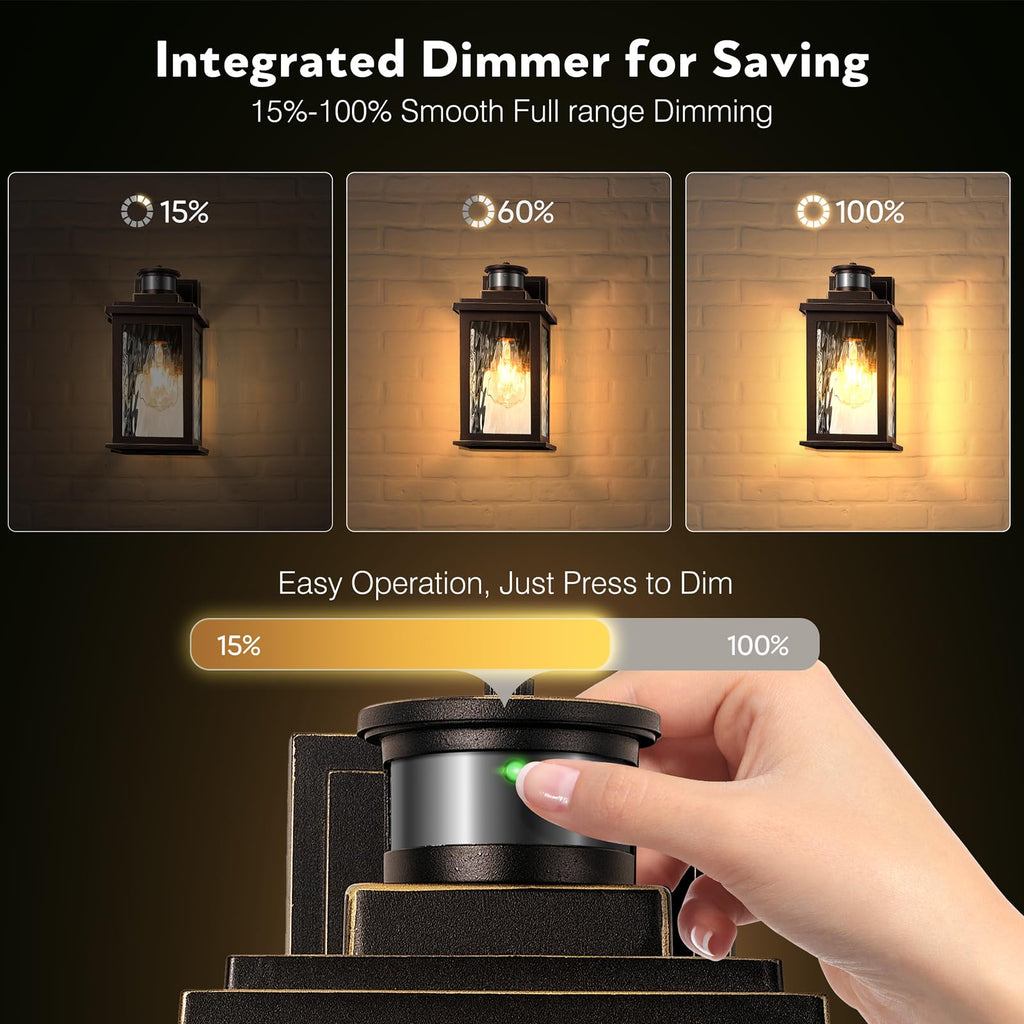 Motion Sensor Outside Light, Aluminum Porch Lights Outdoor