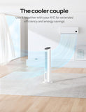 Portable Air Conditioners Fan, 40” Standing Fans that Blow Cold Air, Portable AC