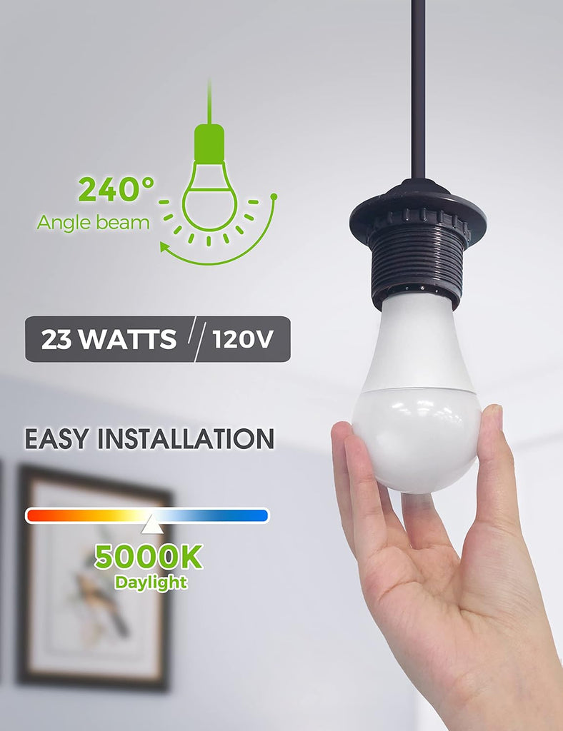 A21 Bright Light Bulb, 23 Watt Garage Light Bulbs