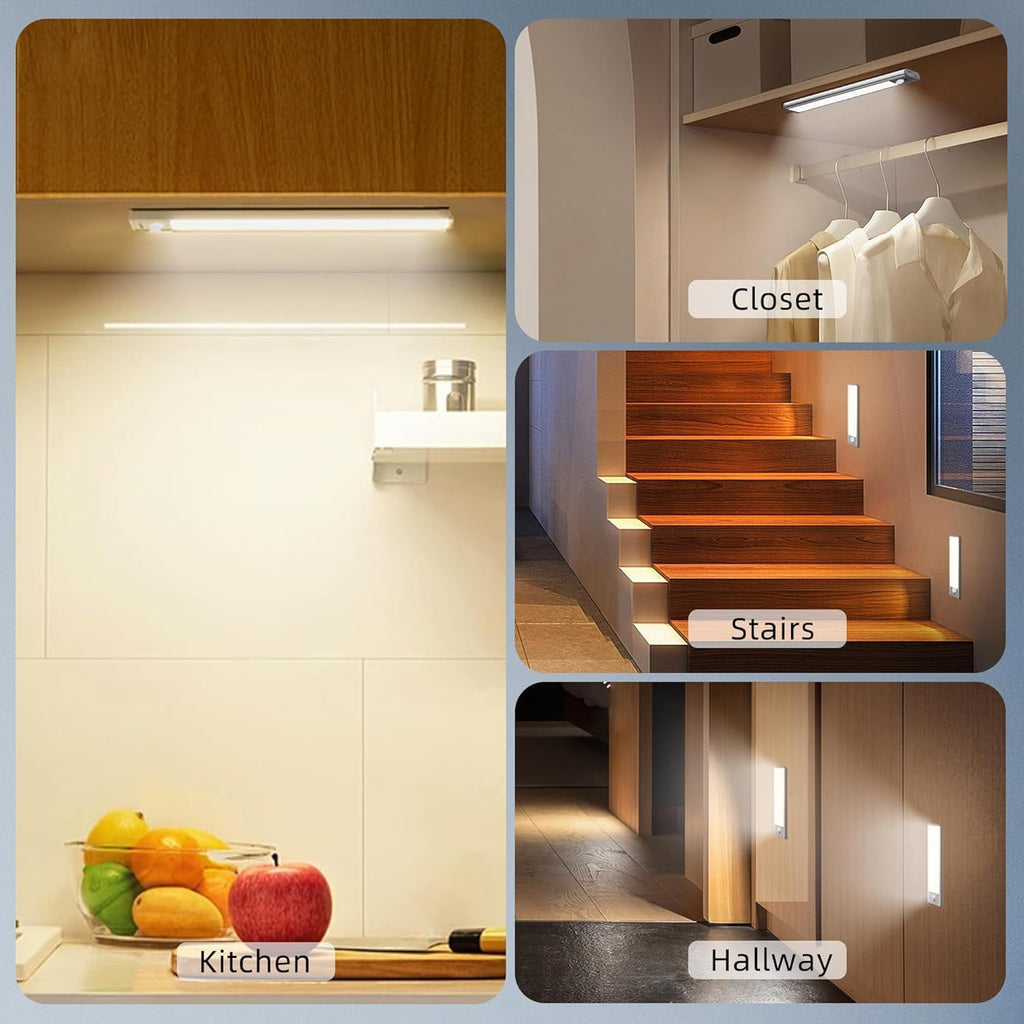 12inch Under Cabinet Lighting,2 Pack Motion Sensor Light Indoor