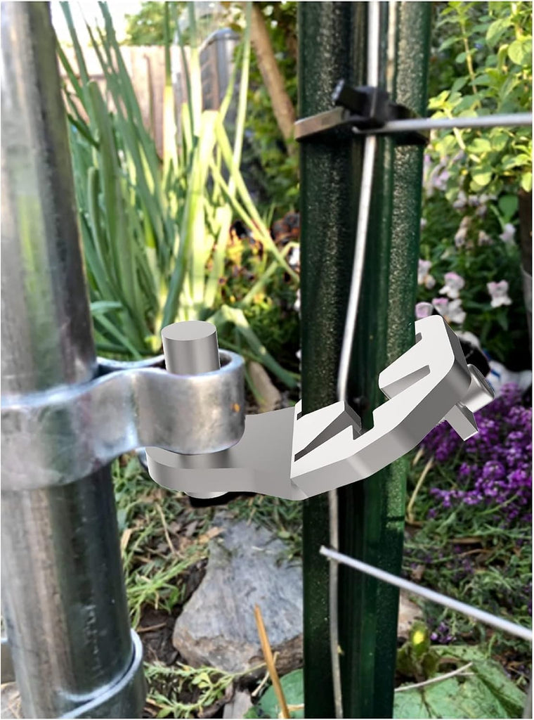T-Post Gate Hinge Pins, Heavy Duty Gate Hanger, Steel Gate Hinges Target Hanger for Farm Gate, Garden & Backyard Gate