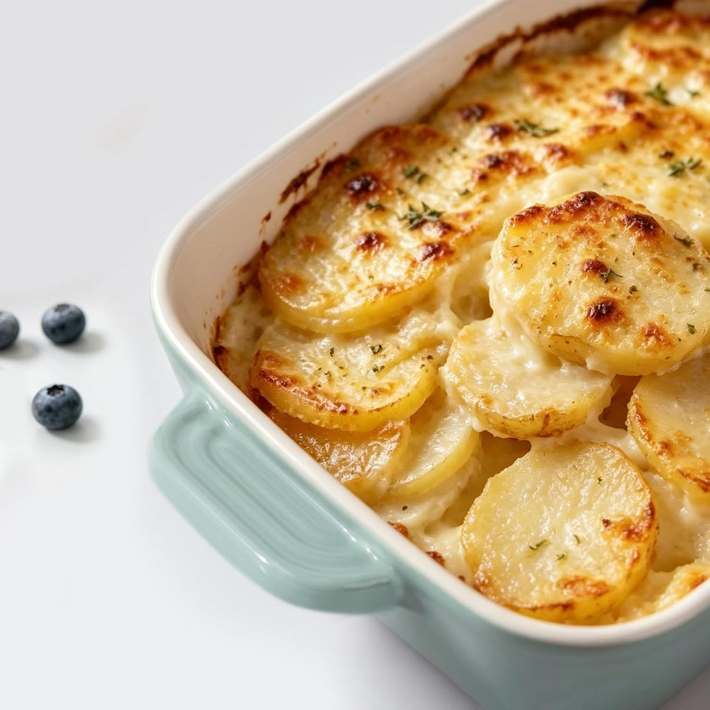 Ceramic Dish Set, 3+1QT Casserole Dish, Lasagna Pan 2Pack | Premium Durable Lead-free Glaze, Elegant Teal Easy clean