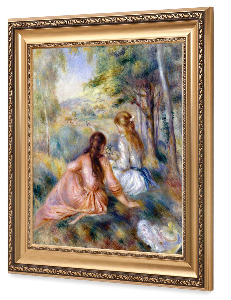 Renoir Wall Art Framed, In the Meadow, 30x26