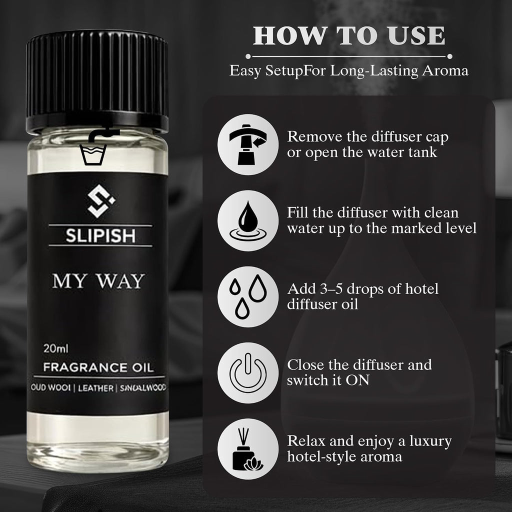 Hotel Diffuser Oil Discovery Kit - 5 × 20ml Fragrance Oils | Inspired by Elite 5-Star Hotel Scents | Aromatherapy
