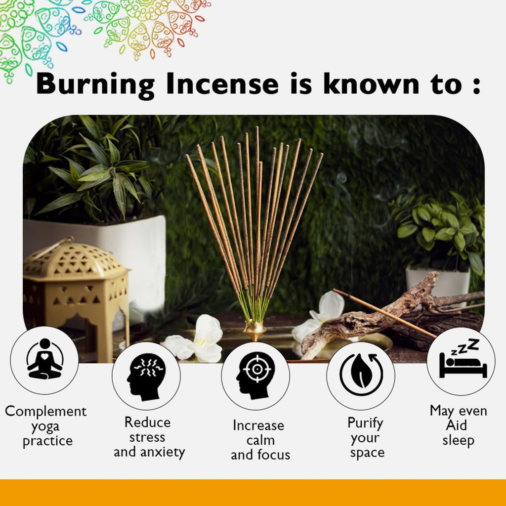 Agar Oudh Incense Stick (Approx 135 Sticks, 250 Grams) Premium Handmade Agarbatti with Insense Holder| Lasts 45 - Set of 135