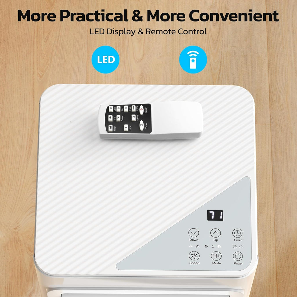 10000 BTU Portable Air Conditioners for Rooms up to 550 Sq Ft