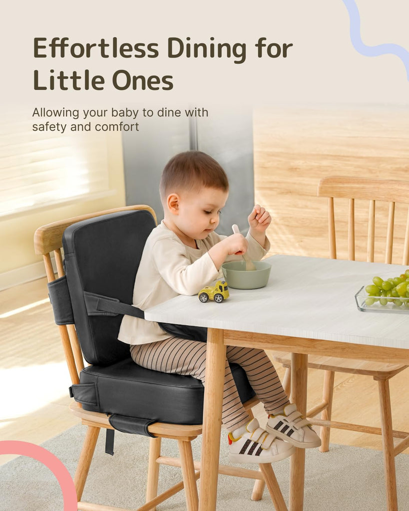 Booster Seat Chair, Breathable Toddler Booster Seat for Dining Table