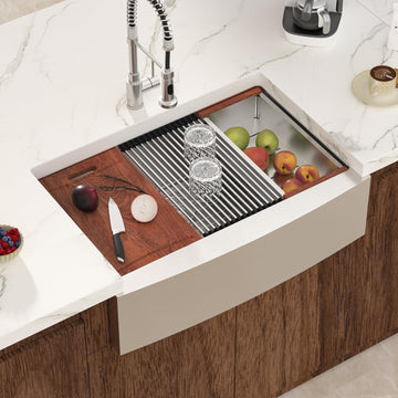 33 inch Farmhouse Kitchen Sink Stainless Steel Undermount