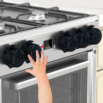 Stove Knob Covers for Child Safety, 5 Pack Upgraded Stove Guard
