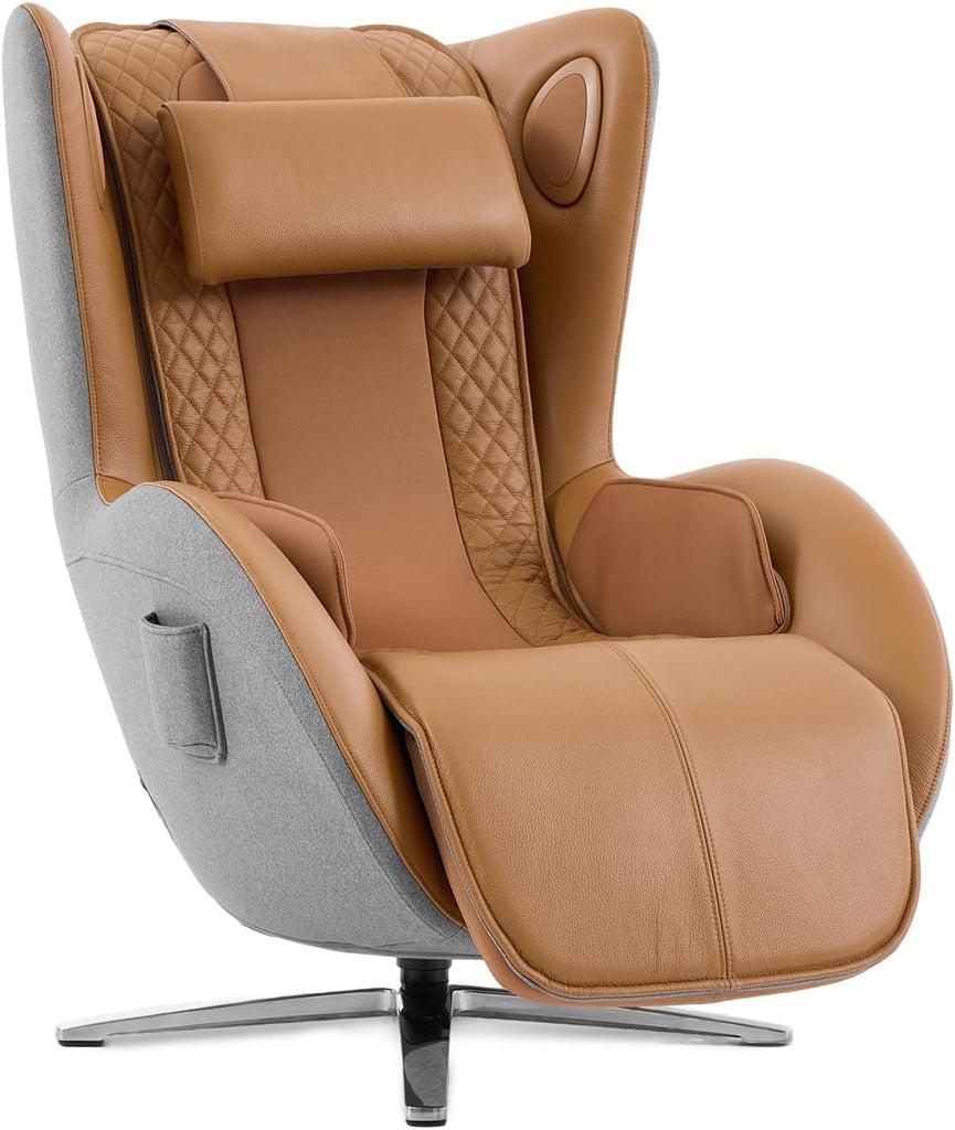 Aurora Massage Chair Full Body with Airbags, Heating, Zero Gravity | Auto Modes, Bluetooth Speaker, Genuine Leather