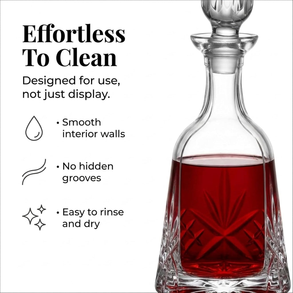 Wine Decanter, Whiskey Decanter, Dublin Crystal Collection