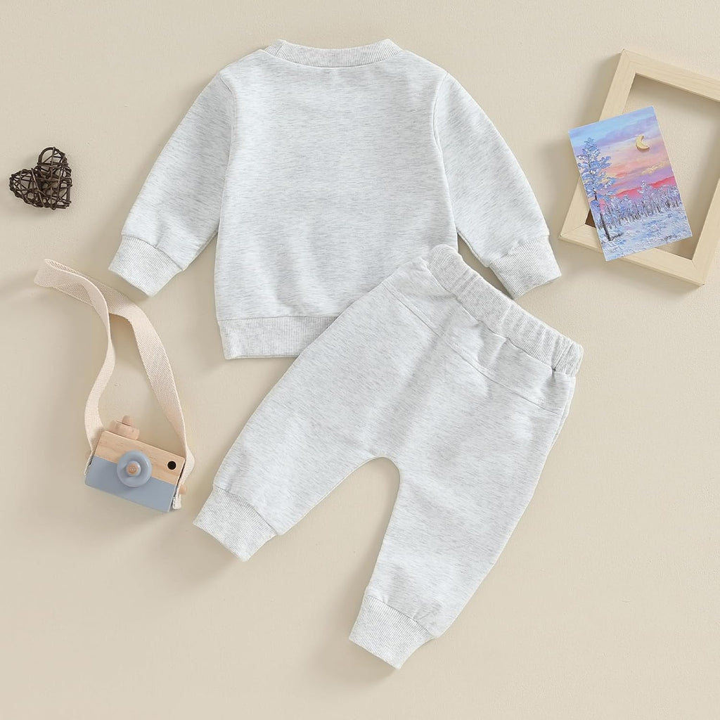 Big Lil Bro Toddler Boy Clothes Long Sleeve Tops Pants Brothers Matching Outfits