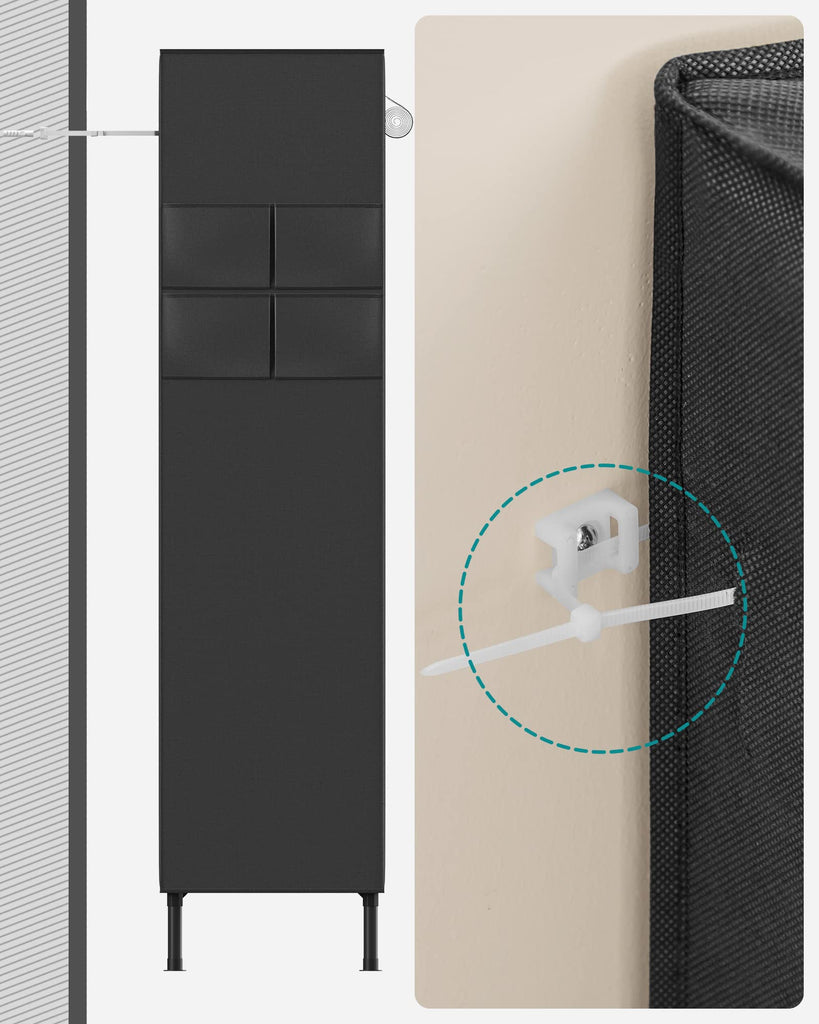Clothes Rack, Heavy-Duty Wardrobe Closet Organizer