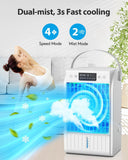 Portable Air Conditioners Fan,Evaporative Mini Room Air Conditioners
