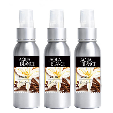 Fragrant Room Spray, Vanilla, 3 x 3.4 fl oz, Air Fresheners Odor Eliminator, Concentrated Room Spray