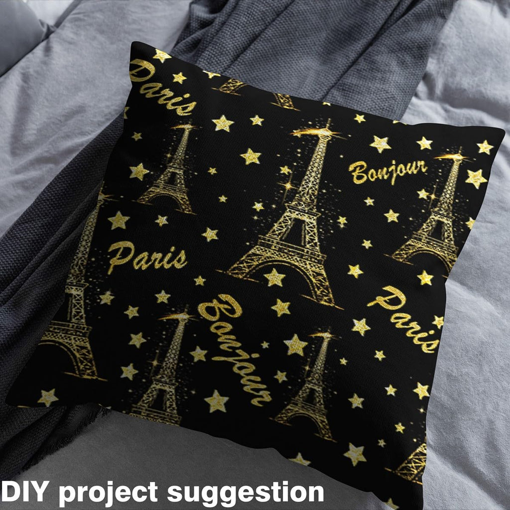 Eiffel Tower Upholstery Fabric Soft 2 Yards