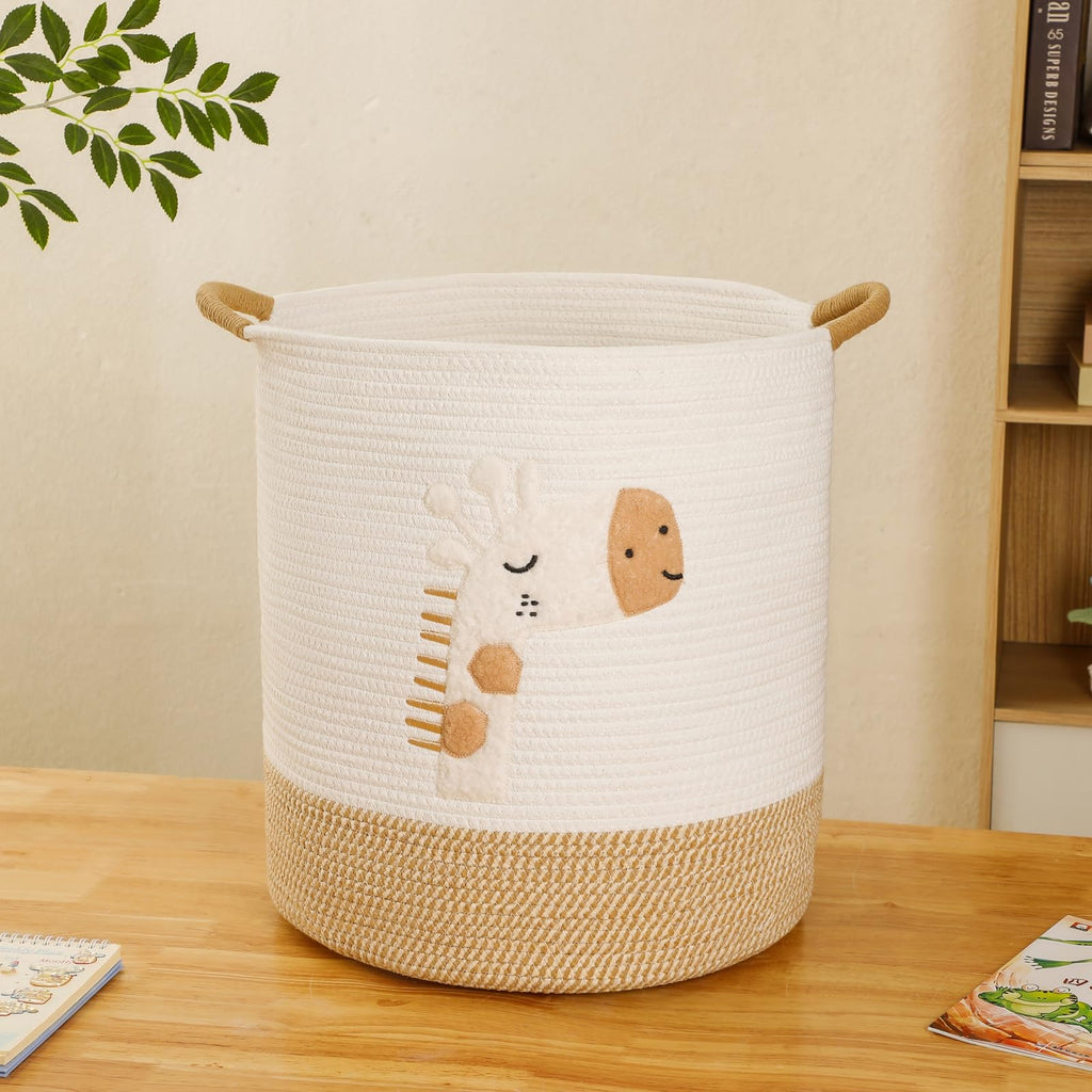51L Baby Hamper Giraffe Laundry Basket Stuffed Animal Storage