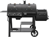 Charcoal and Gas Smoker & Grill Combo, Oklahoma Joe’s Canyon Style Outdoor BBQ Smoker and Grill for Backyard Cooking
