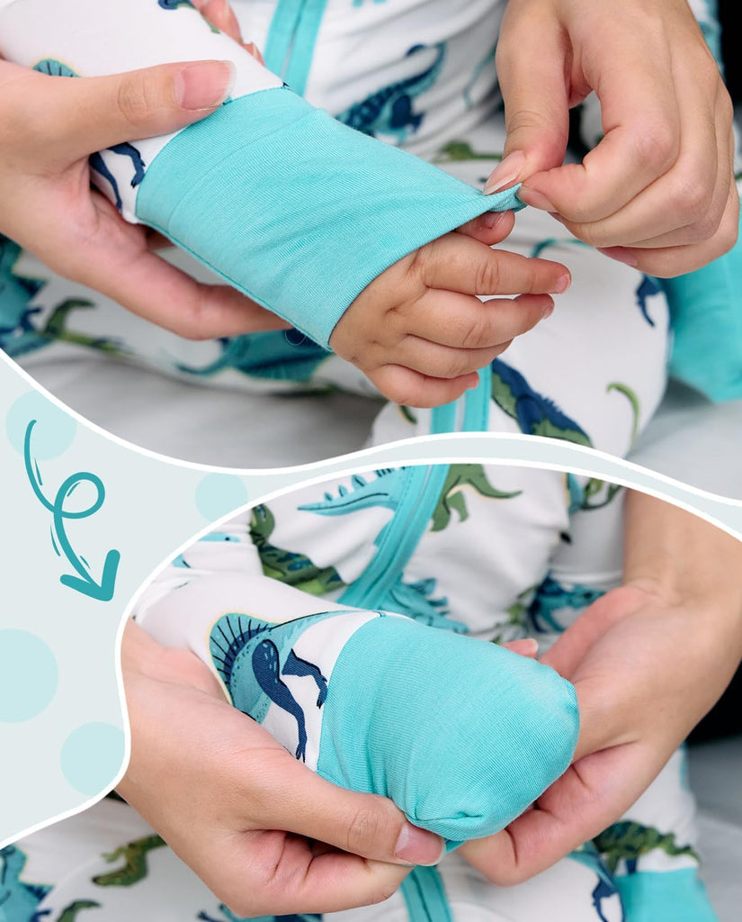 Viscose Baby Footie Pajama, Zipper Sleeper Boys Girls
