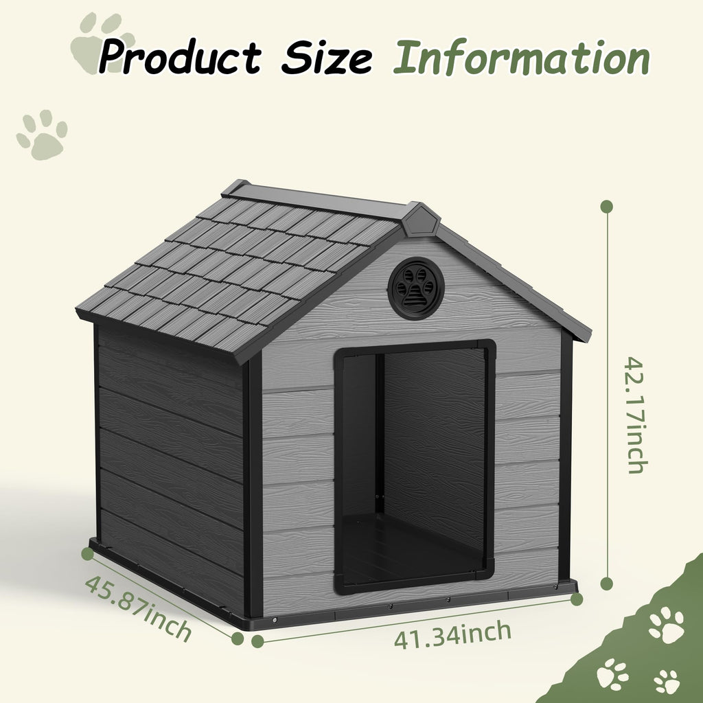 ExtraLargeWaterproofPlasticDogHouseforBigDogs
