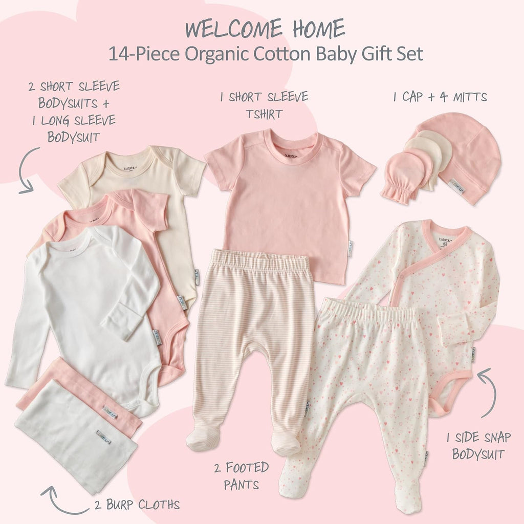 Welcome Home Piece Baby Gift Set 100% Organic Cotton in Box